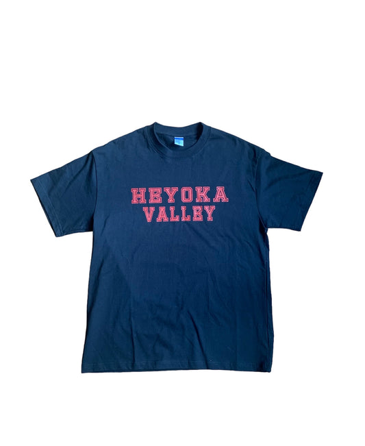 HEYOKA VALLEY BLACK COLLEGE TEE